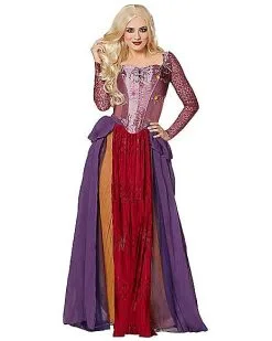 Spirit Halloween Adult Sarah Sanderson Costume The Signature Collection - Hocus Pocus -Halloween Clothing Theme Store 07523525 a