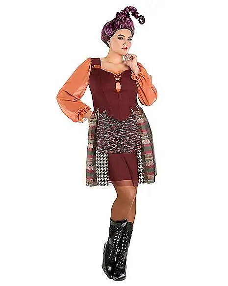 Spirit Halloween Adult Mary Sanderson Dress - Hocus Pocus 6 Spirit Halloween Adult Mary Sanderson Dress - Hocus Pocus - Image 4