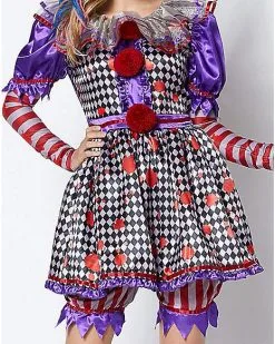 Spirit Halloween Adult Killer Clown Costume 13 Spirit Halloween Adult Killer Clown Costume -Halloween Clothing Theme Store 07530603 b