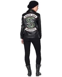 Spirit Halloween Unisex Southside Serpents Jacket – Riverdale 10 Spirit Halloween Unisex Southside Serpents Jacket – Riverdale -Halloween Clothing Theme Store 07530835 d