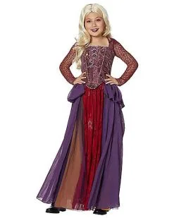 Spirit Halloween Girls Sarah Sanderson Costume The Signature Collection - Hocus Pocus
