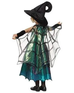 Spirit Halloween Toddler Emerald Witch Costume - The Signature Collection -Halloween Clothing Theme Store 07554306 b