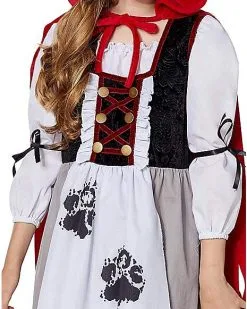 Spirit Halloween Kids Red Riding Hood Costume -Halloween Clothing Theme Store 07555030 c