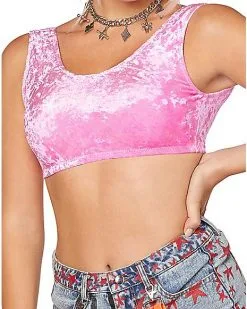 Spirit Halloween Velour Harley Quinn Crop Top - Birds Of Prey 7 Spirit Halloween Velour Harley Quinn Crop Top - Birds Of Prey -Halloween Clothing Theme Store 07563075 c