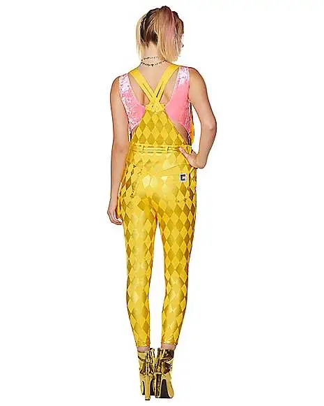 Spirit Halloween Harley Quinn Overall Jumpsuit - Birds Of Prey 4 Spirit Halloween Harley Quinn Overall Jumpsuit - Birds Of Prey - Image 2