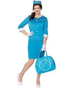 Spirit Halloween Adult Flight Attendant Costume
