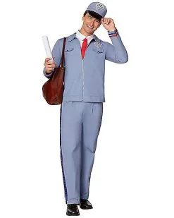 Spirit Halloween Adult Retro Mail Carrier Costume