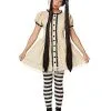 Spirit Halloween Adult Creepy Doll Costume -Halloween Clothing Theme Store 07577521 a