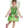 Spirit Halloween Kids Classic Tinker Bell Costume - Disney -Halloween Clothing Theme Store 07582620 a