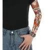 Spirit Halloween Punk Flower Sleeve Tattoo 2 Spirit Halloween Punk Flower Sleeve Tattoo -Halloween Clothing Theme Store 07597909 a