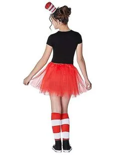 Spirit Halloween Kids Cat In The Hat Costume Kit - Dr. Seuss -Halloween Clothing Theme Store 07616436 b