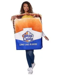Spirit Halloween Adult Sliders Costume - White Castle -Halloween Clothing Theme Store 07630460 d