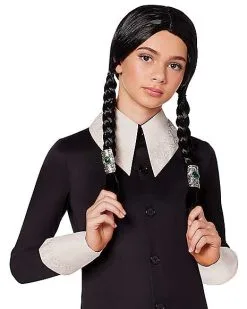 Spirit Halloween Kids Wednesday Addams Costume - The Addams Family 2 8 Spirit Halloween Kids Wednesday Addams Costume - The Addams Family 2 -Halloween Clothing Theme Store 07630718 c