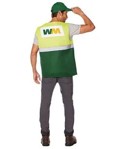 Spirit Halloween Waste Management Costume Kit -Halloween Clothing Theme Store 07641400 b