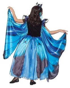 Spirit Halloween Kids Blue Butterfly Dress Costume - The Signature Collection