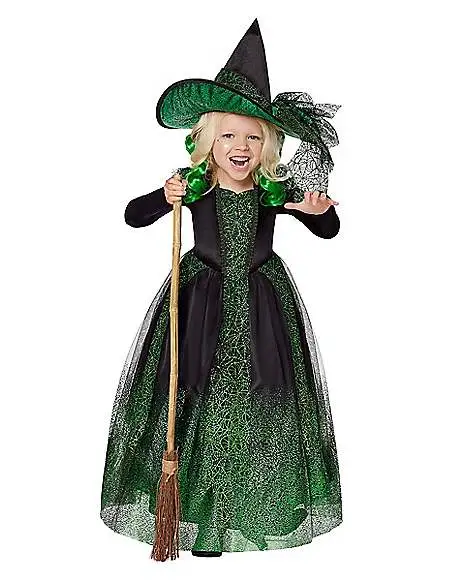 Spirit Halloween Toddler Green Witch Costume 3 Spirit Halloween Toddler Green Witch Costume
