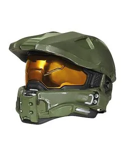 Spirit Halloween Kids Master Chief Light-Up Helmet Deluxe - Halo 9 Spirit Halloween Kids Master Chief Light-Up Helmet Deluxe - Halo -Halloween Clothing Theme Store 07651862 b