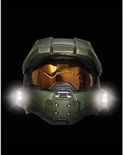 Spirit Halloween Kids Master Chief Light-Up Helmet Deluxe - Halo 12 Spirit Halloween Kids Master Chief Light-Up Helmet Deluxe - Halo -Halloween Clothing Theme Store 07651862 e