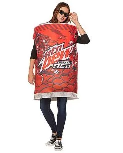 Spirit Halloween Adult Code Red Costume - Mountain Dew -Halloween Clothing Theme Store 07656531 c