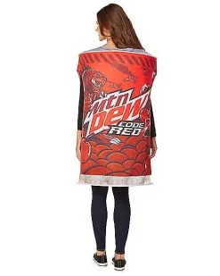Spirit Halloween Adult Code Red Costume - Mountain Dew -Halloween Clothing Theme Store 07656531 d